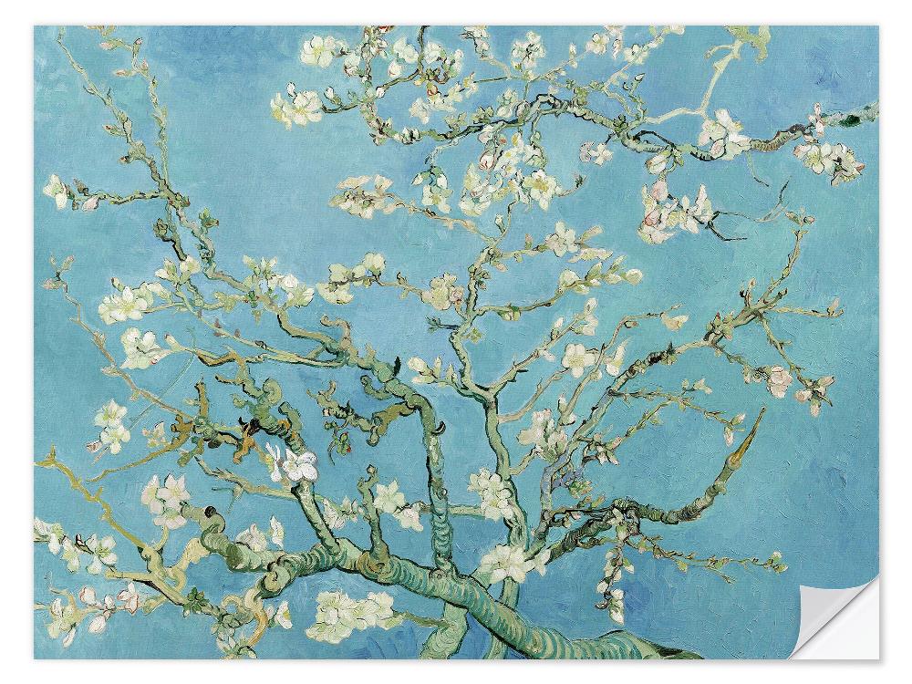 posterlounge Muursticker Amandelbloesem