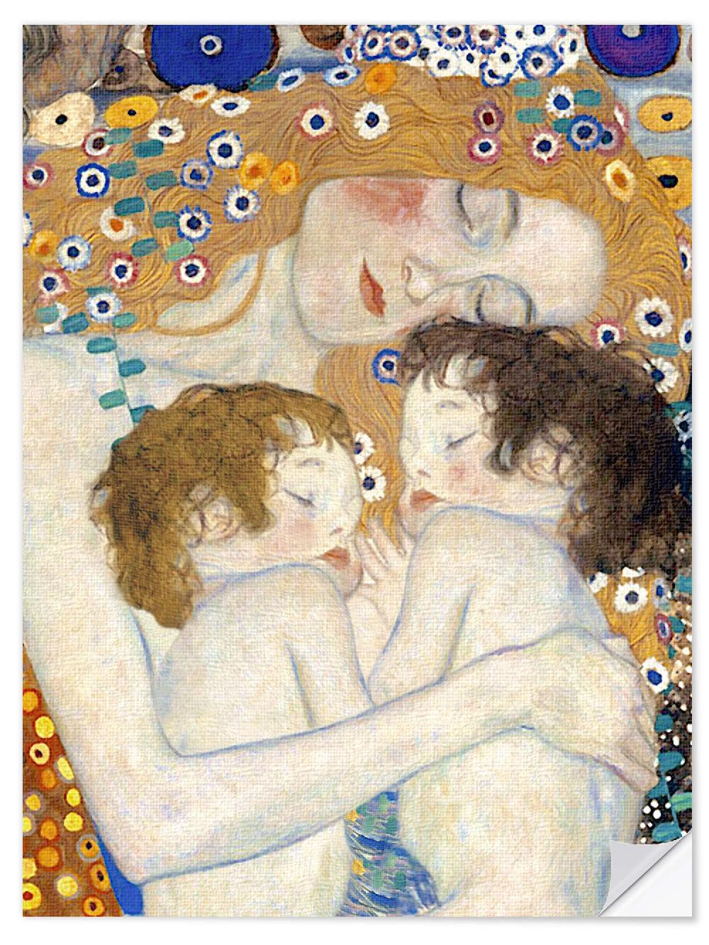 posterlounge Muursticker Mother and Twins I