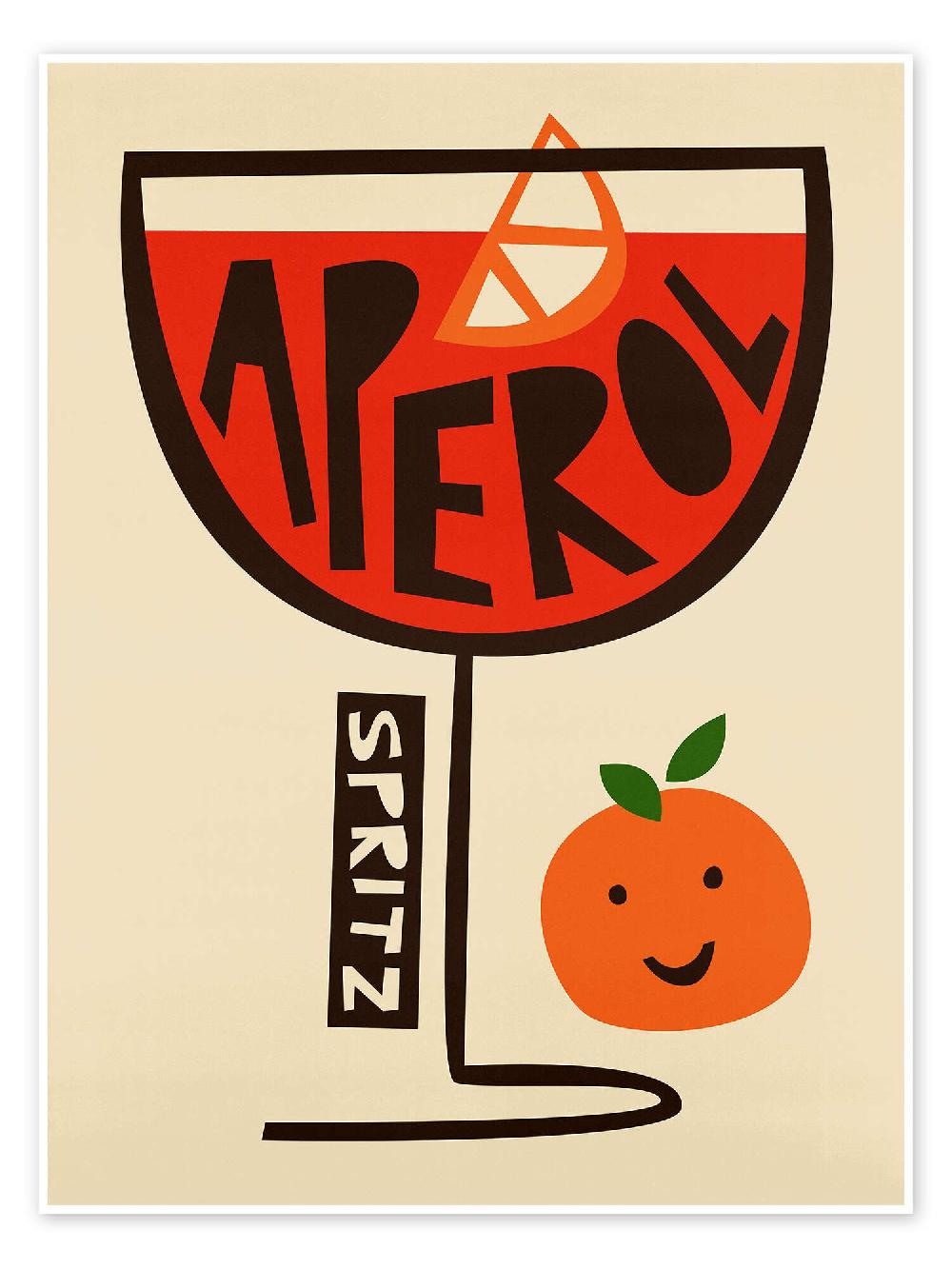 posterlounge Poster Aperol Spritz Art