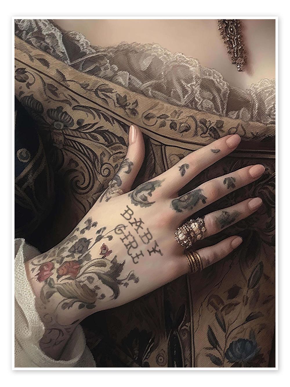 posterlounge Poster Baby Girl