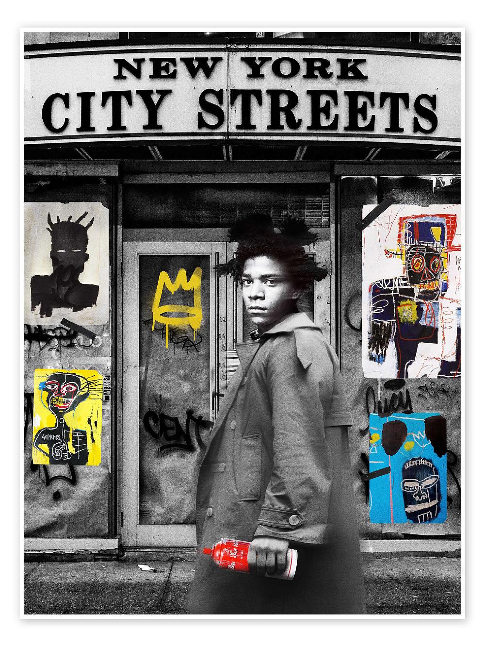 posterlounge Poster Basquiat New York
