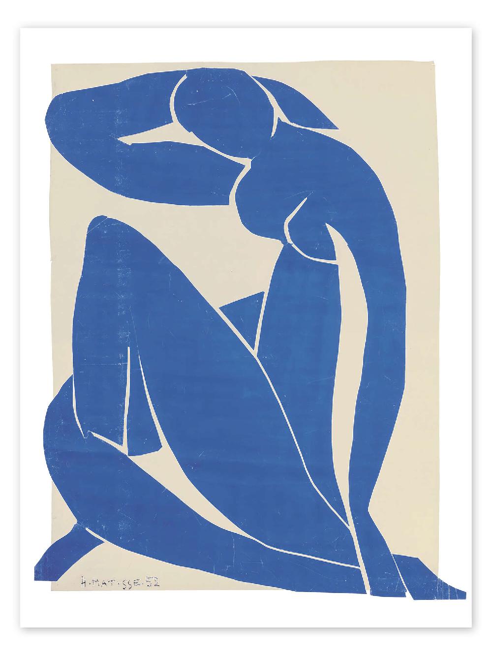 posterlounge Poster Blue Nude