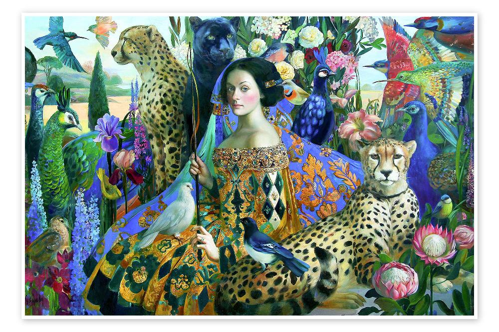 posterlounge Poster Dompteuse