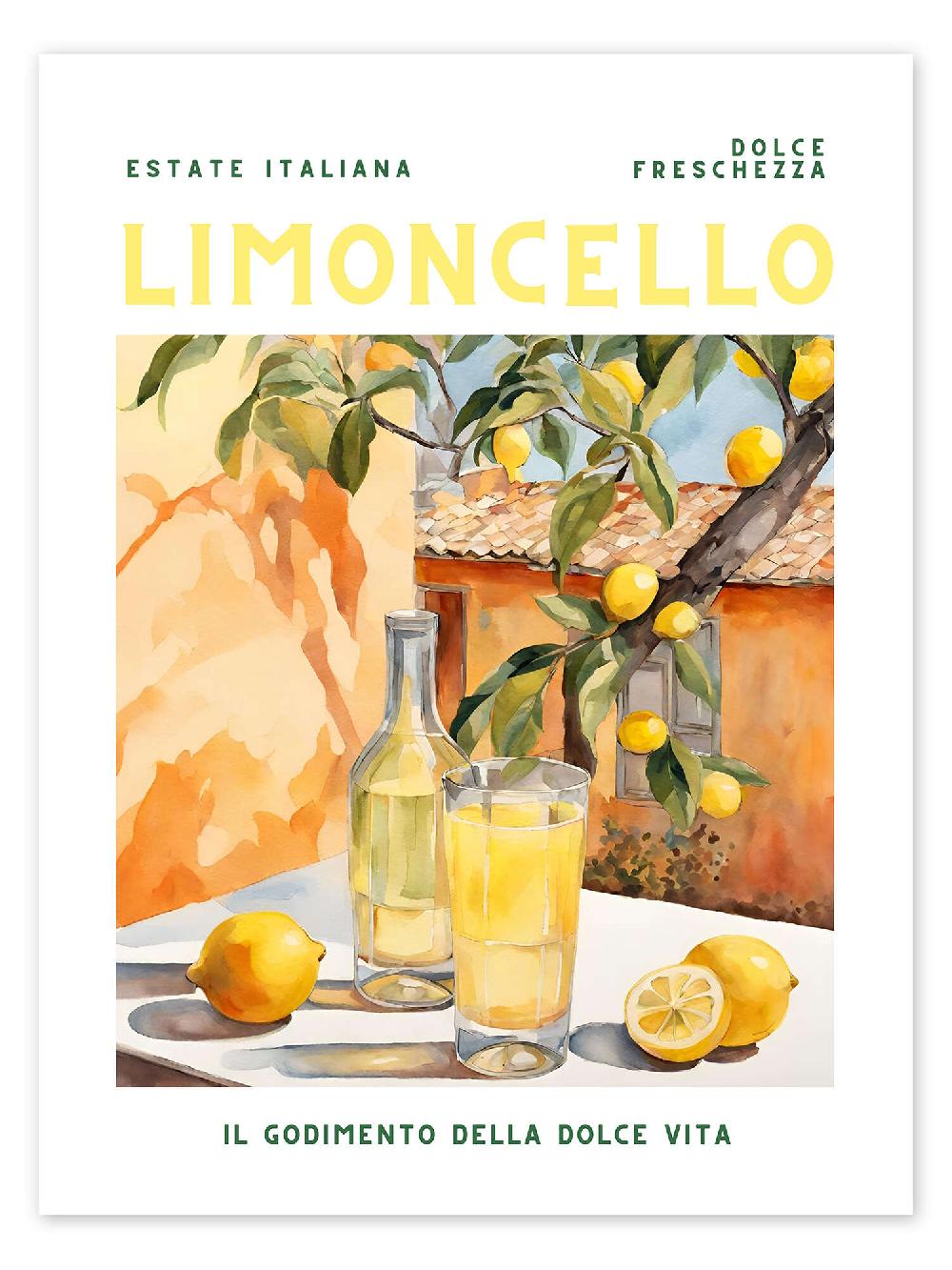 posterlounge Poster Estate Italiana - Limoncello
