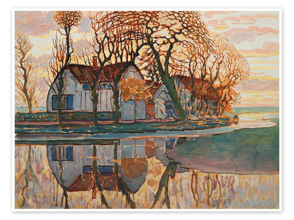 posterlounge Poster Farm near Duivendrecht ca. 1916