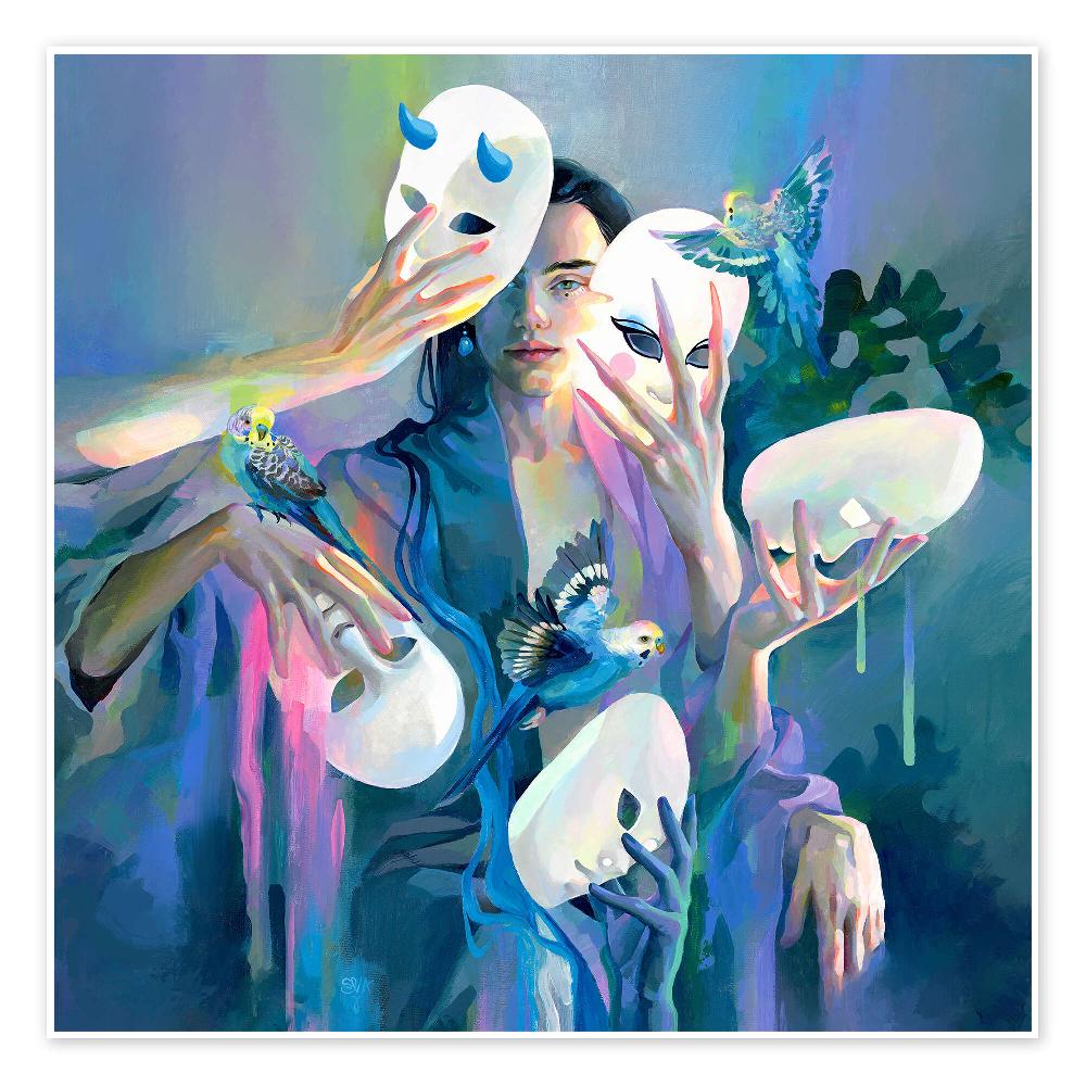 posterlounge Poster Fluid