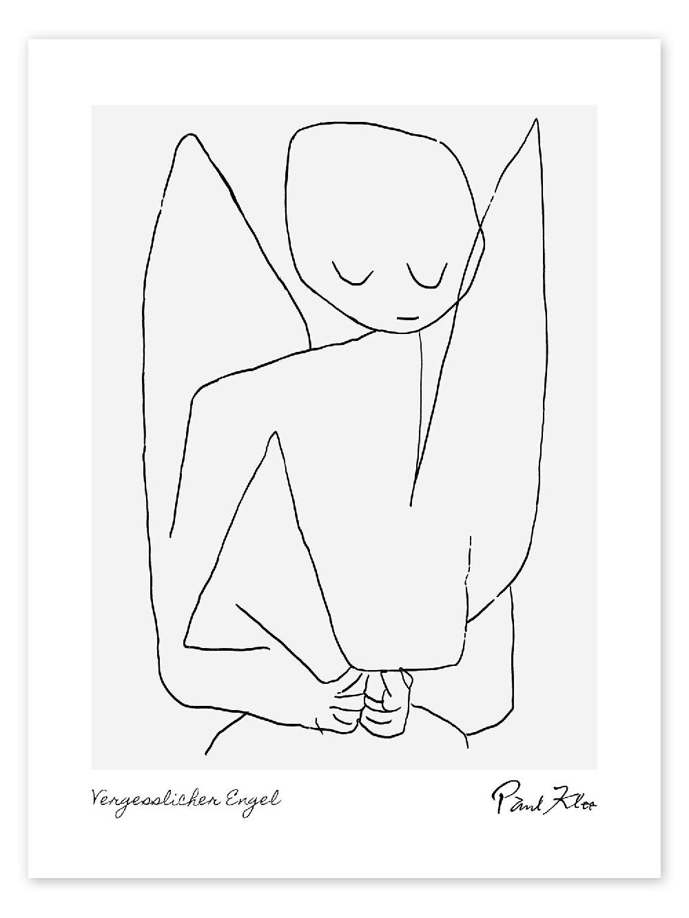 posterlounge Poster Forgetful Angel