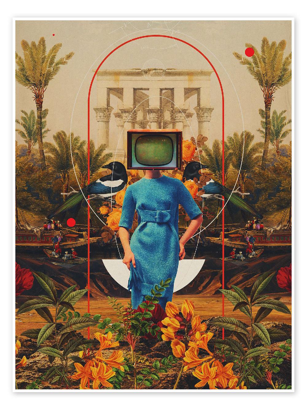 posterlounge Poster Her Asymmetries