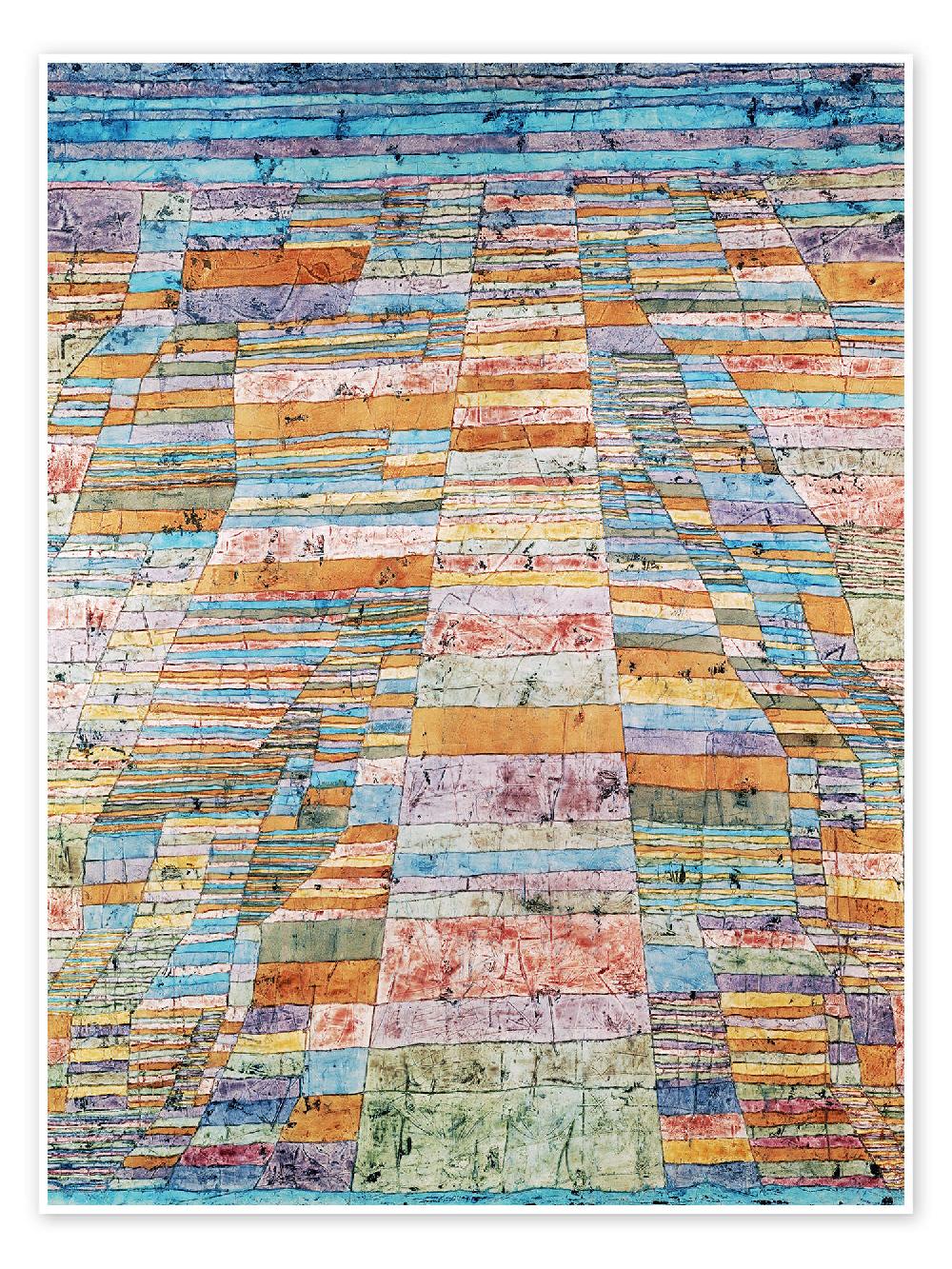 posterlounge Poster Hoofd- en zijwegen