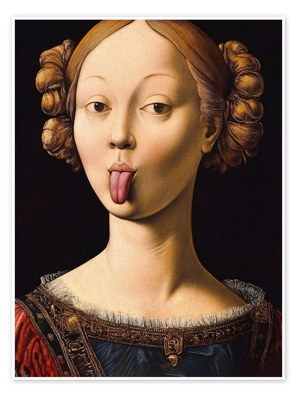 posterlounge Poster Insolent lady