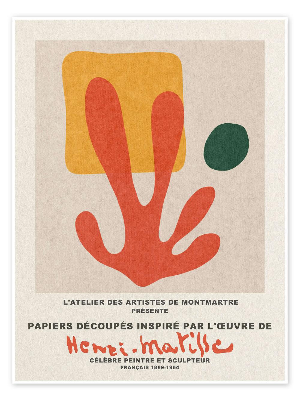 posterlounge Poster Inspiré Henri Matisse III