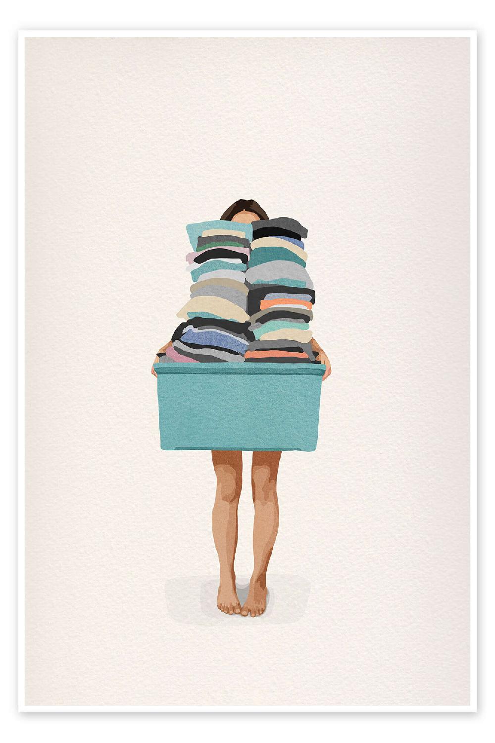 posterlounge Poster Laundry basket