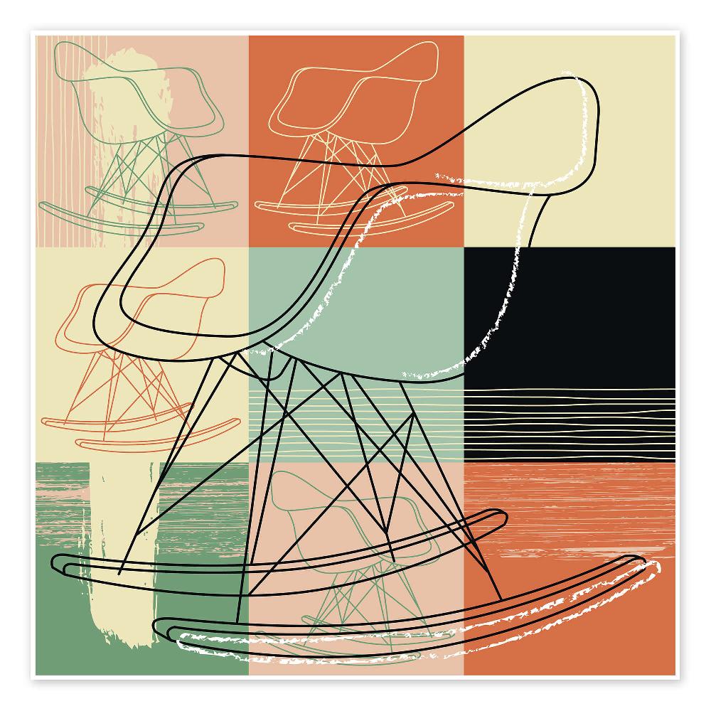 posterlounge Poster Lounge Chair VII