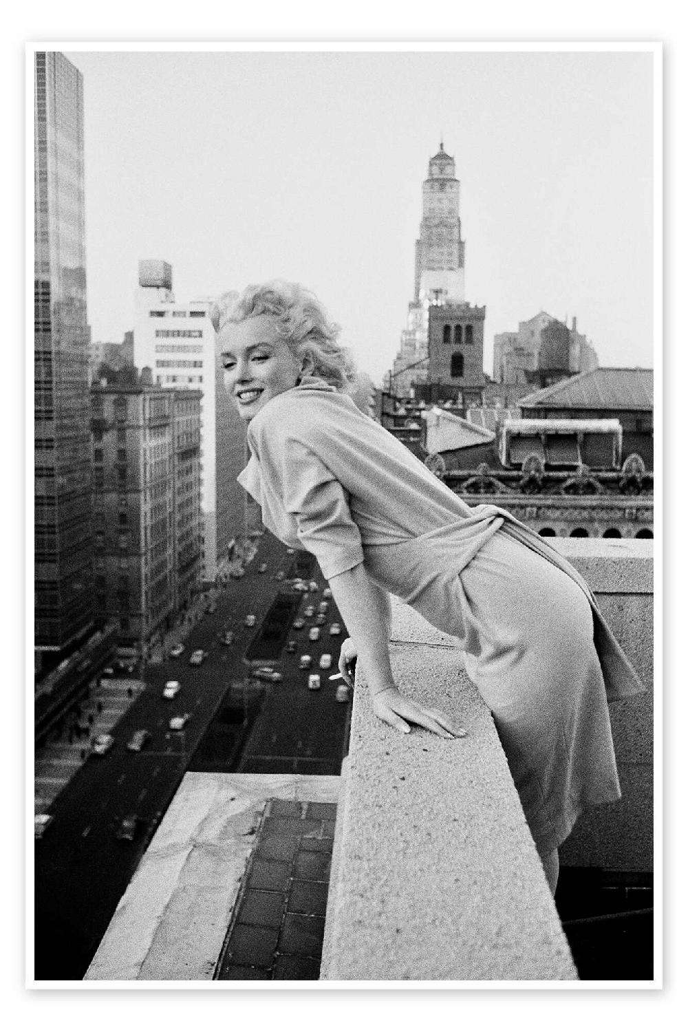 posterlounge Poster Marilyn Monroe in New York