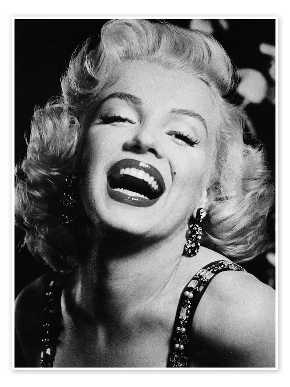 posterlounge Poster Marilyn Monroe Lipstick
