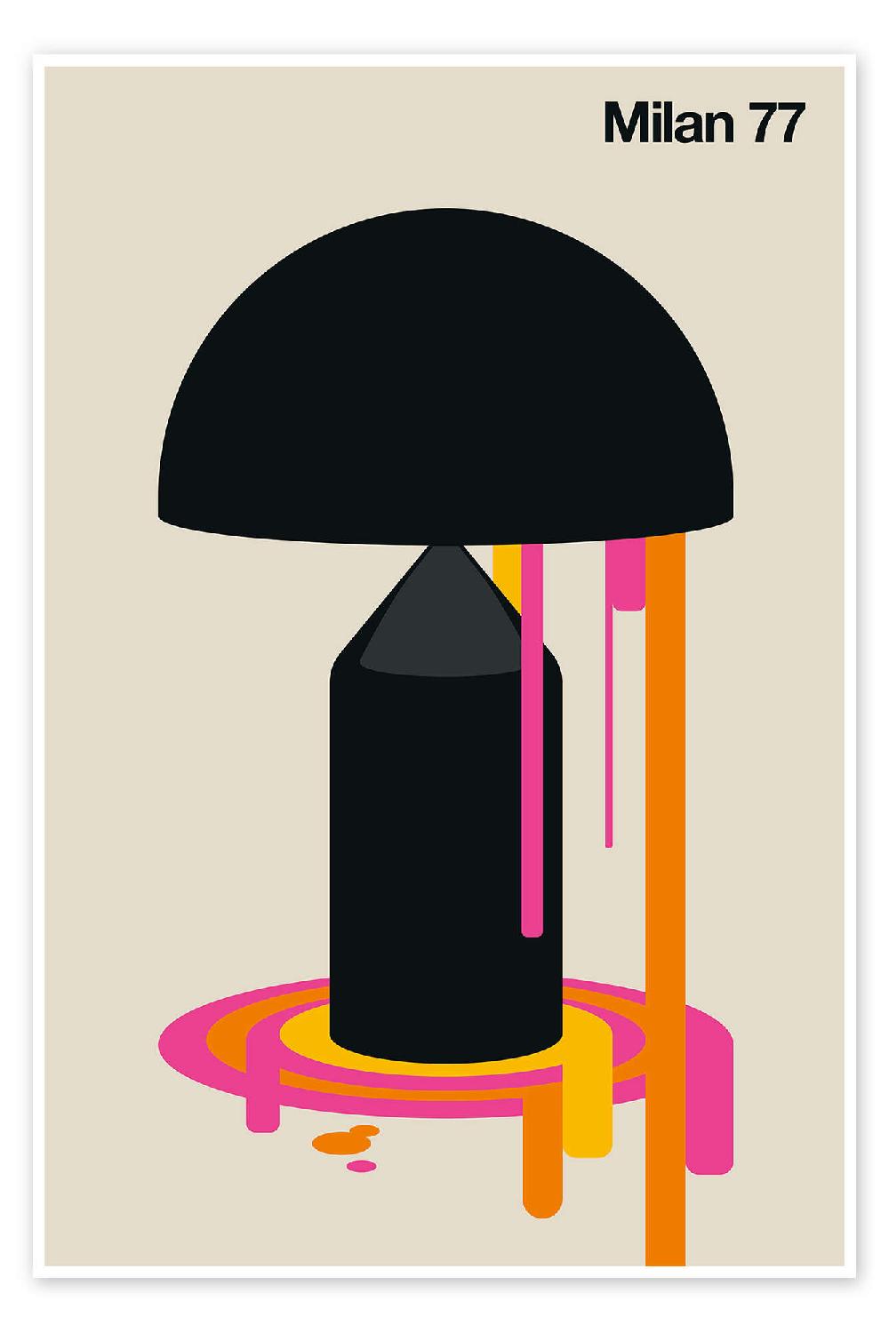 posterlounge Poster Milan 77