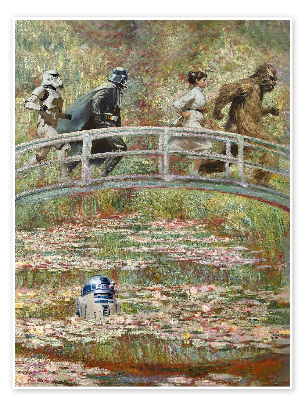 posterlounge Poster Monet Wars