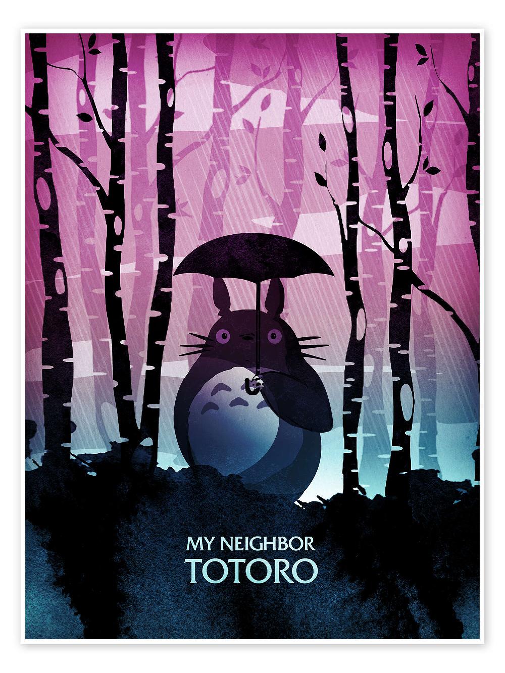 posterlounge Poster My neighbor Totoro