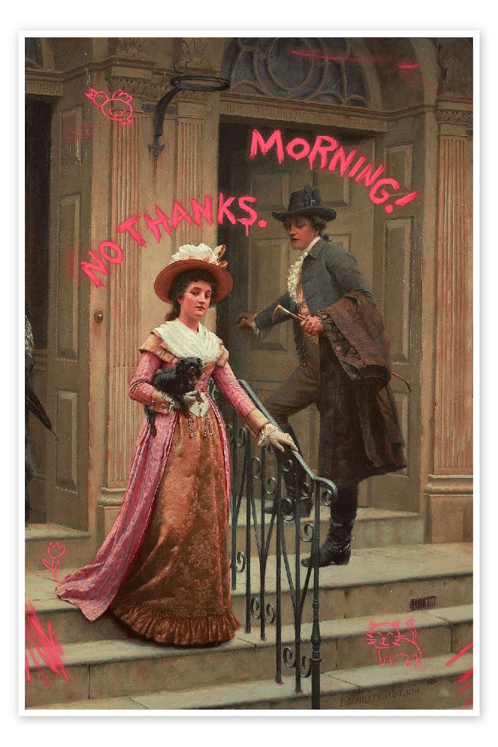 posterlounge Poster No Thanks