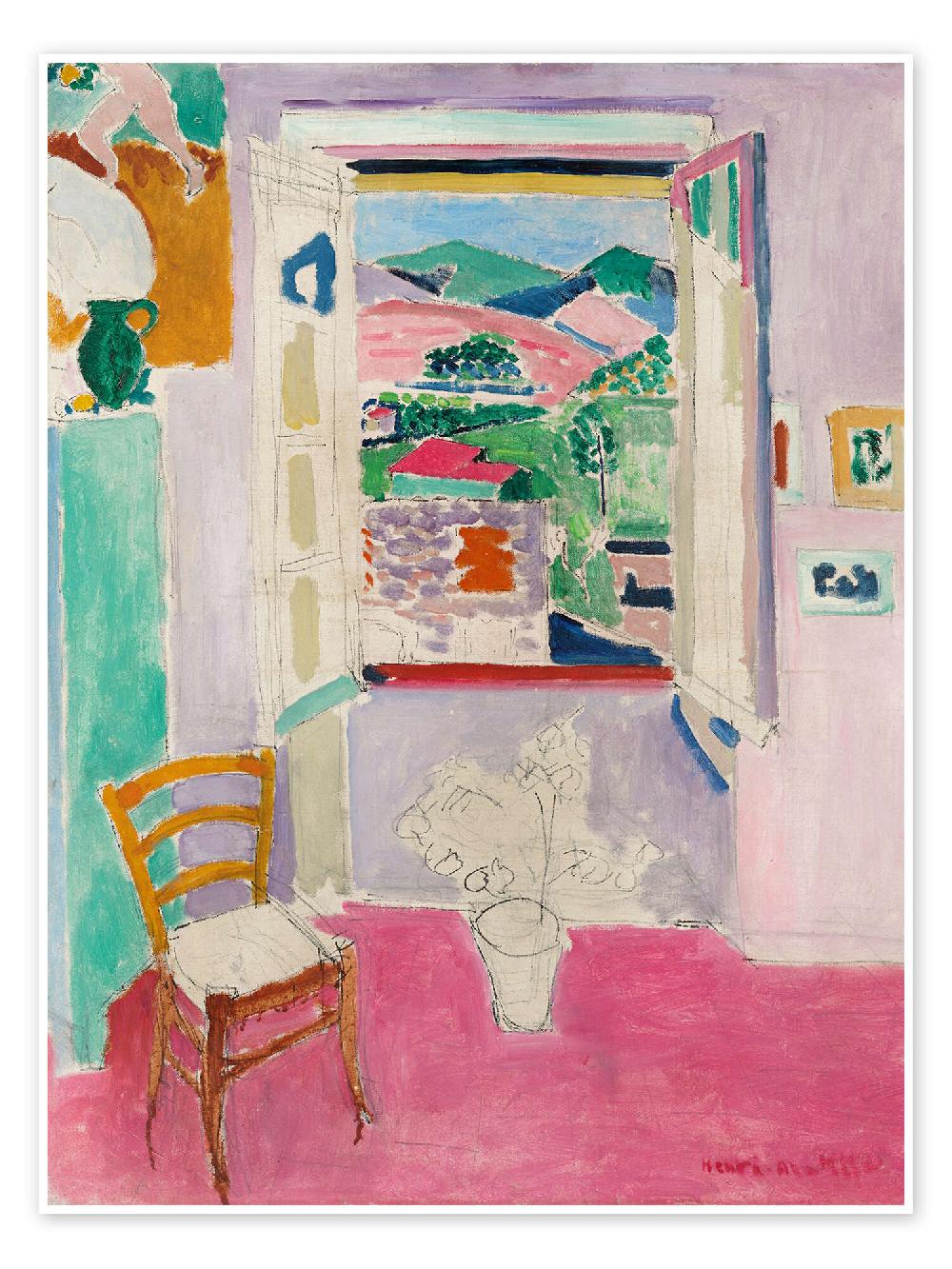 posterlounge Poster Open Window 1911