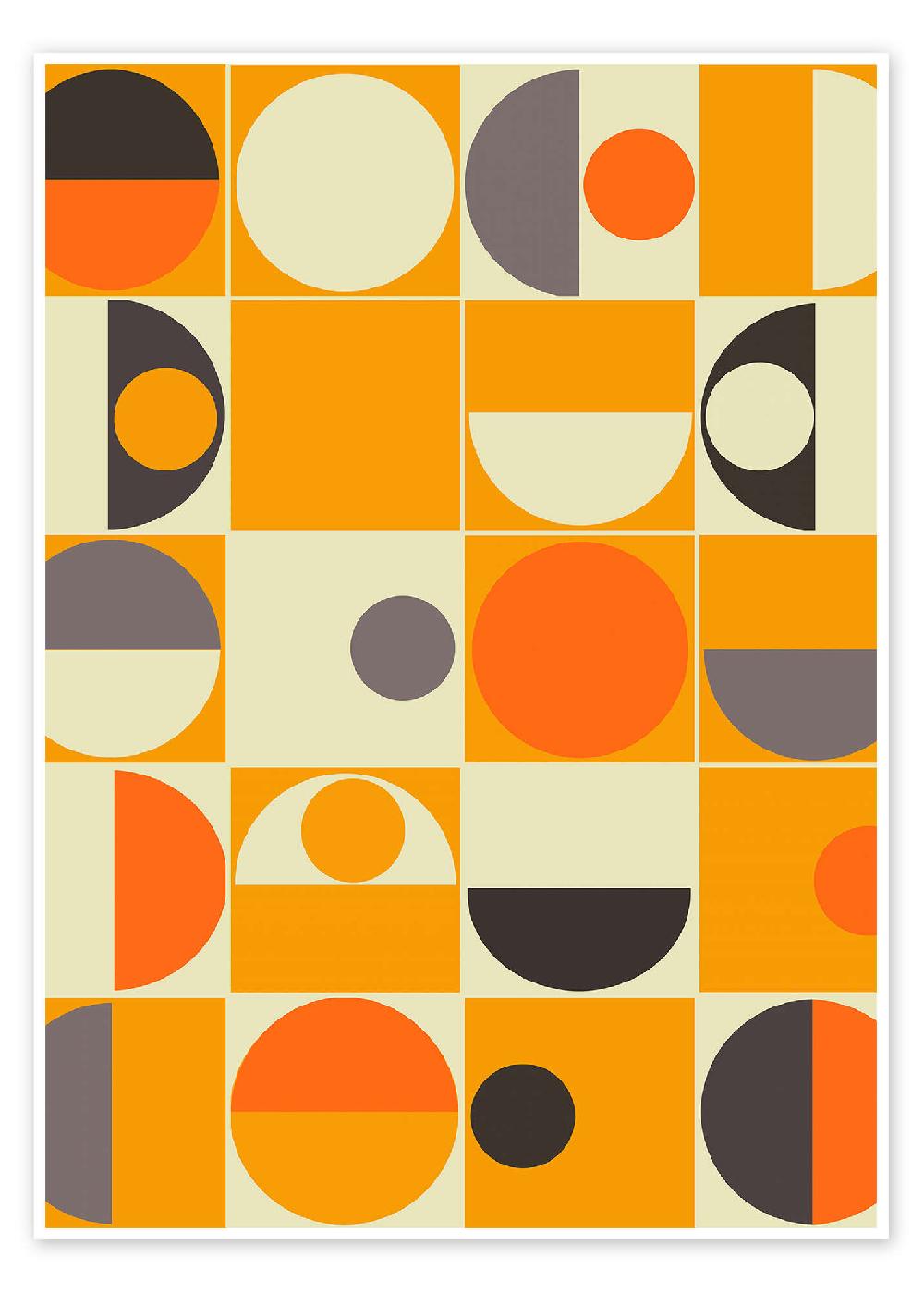 posterlounge Poster Pantone oranje