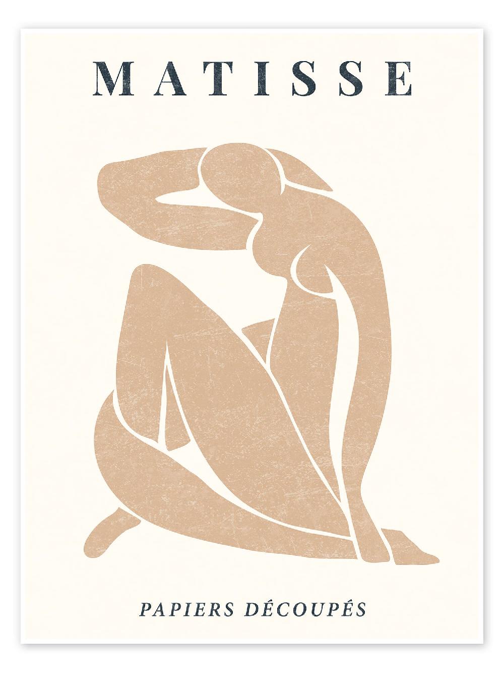 posterlounge Poster Papiers Nude