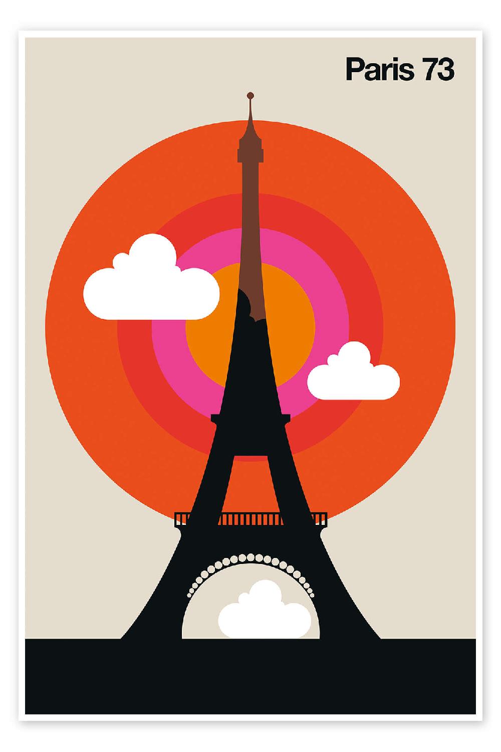 posterlounge Poster Paris 73