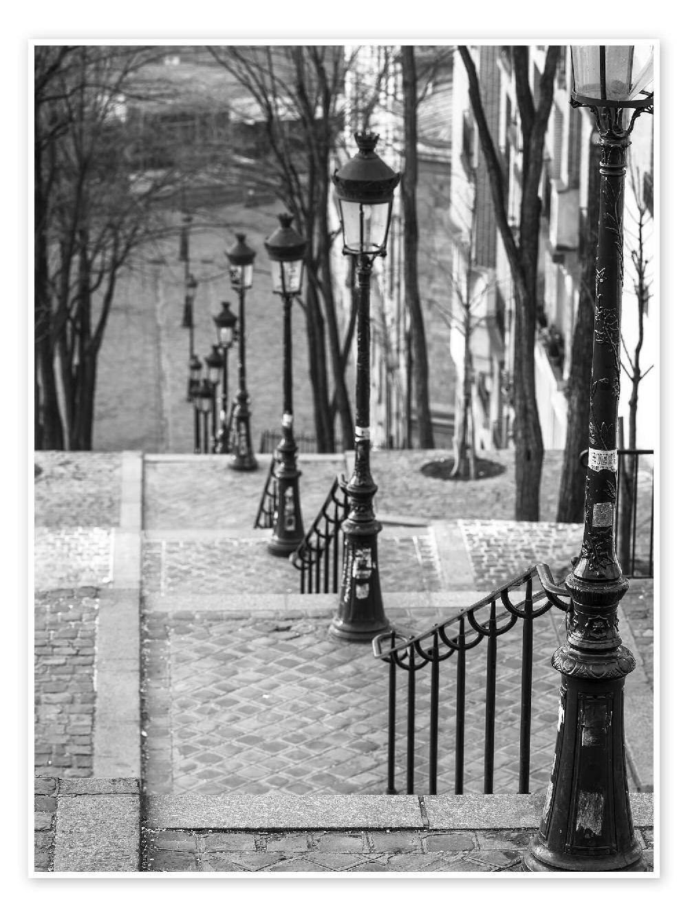 posterlounge Poster Paris Montmartre