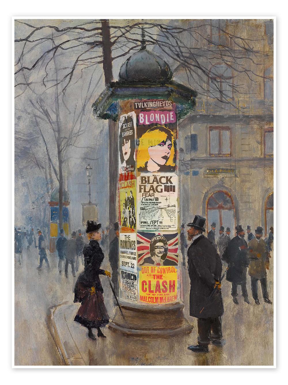 posterlounge Poster Punk Billboard