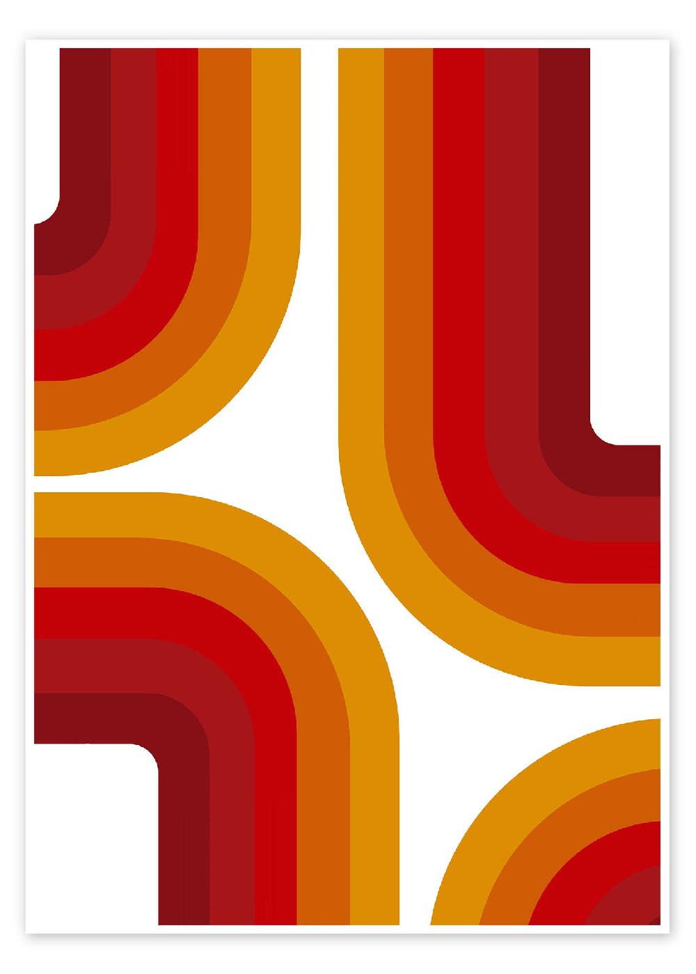 posterlounge Poster Retro Bow