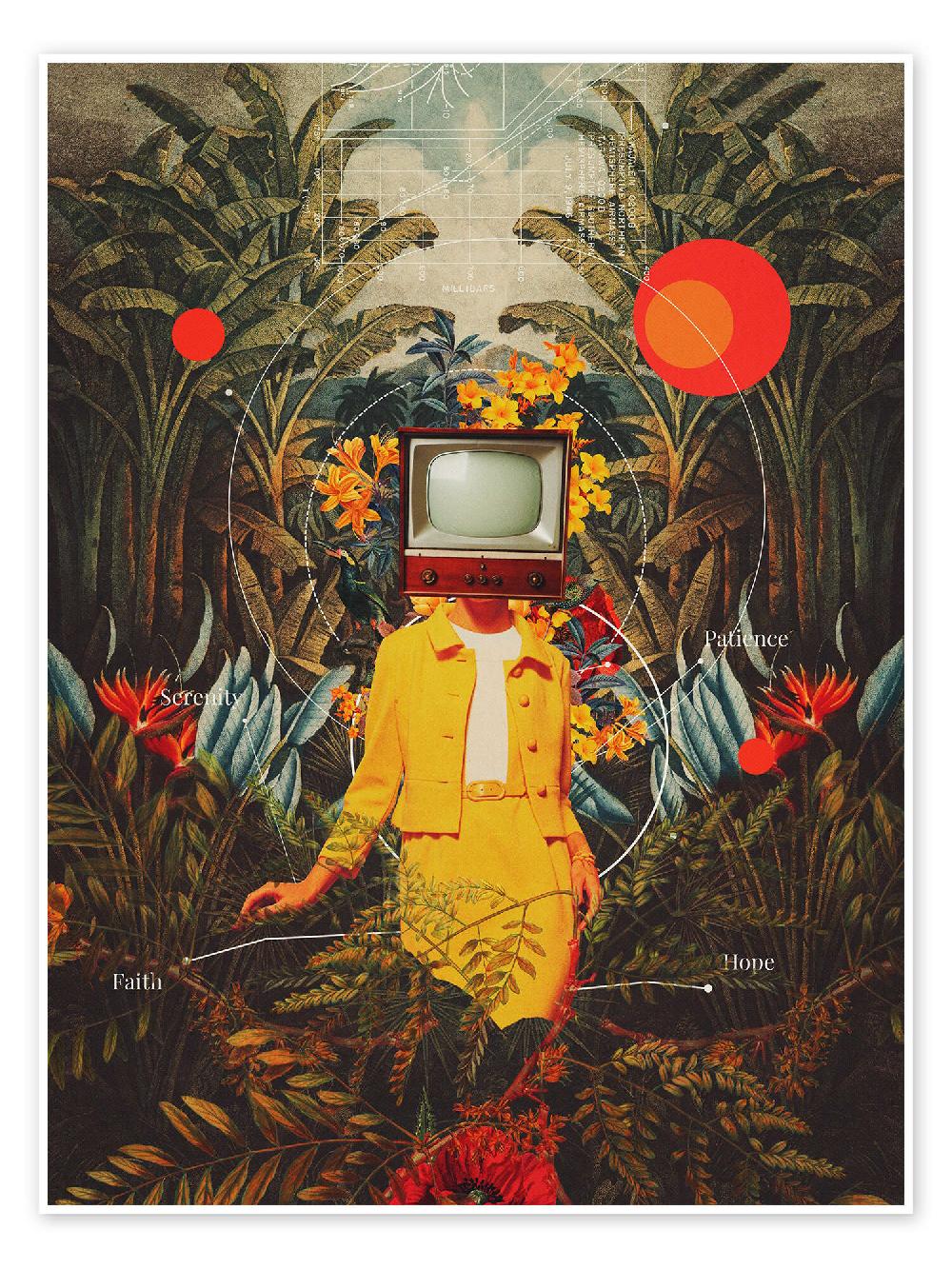 posterlounge Poster She Came from the Wilderness