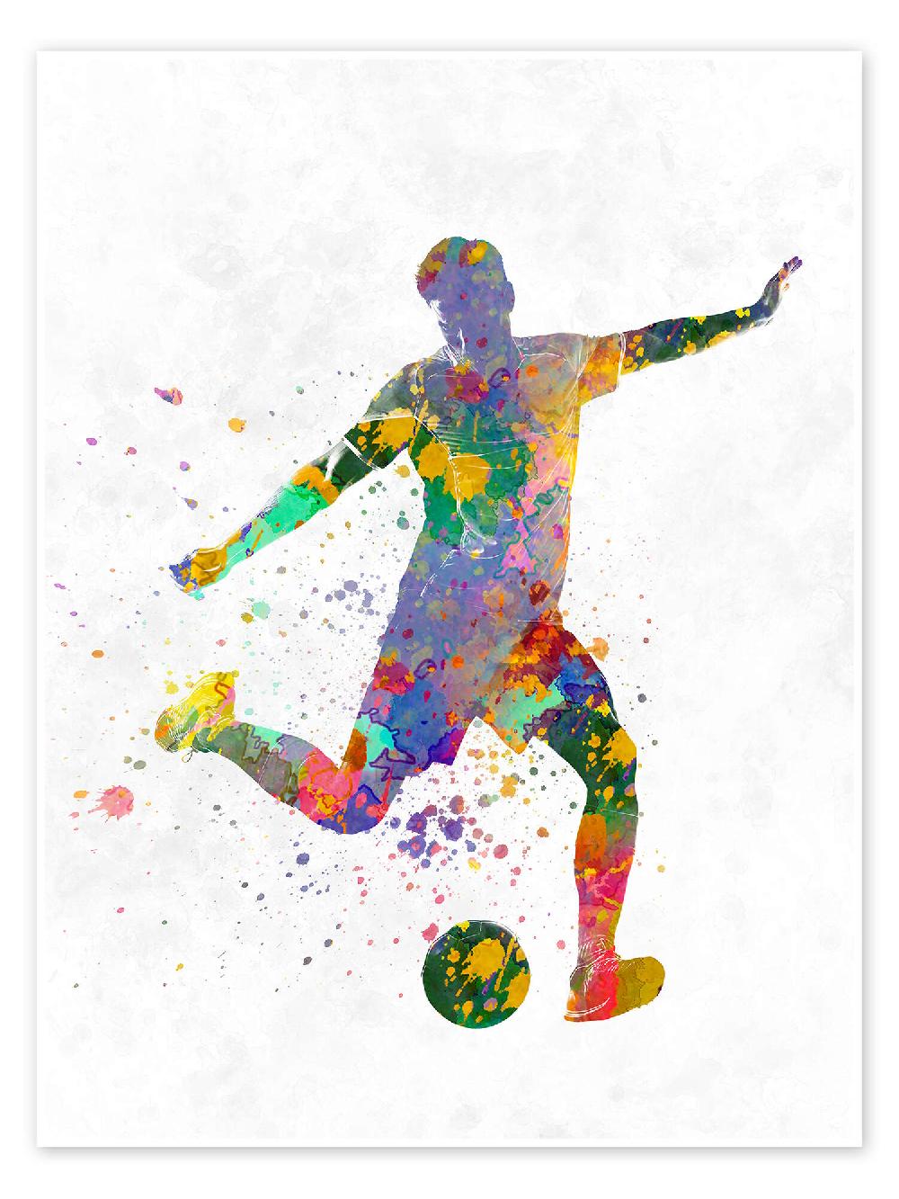 posterlounge Poster Soccer player VI