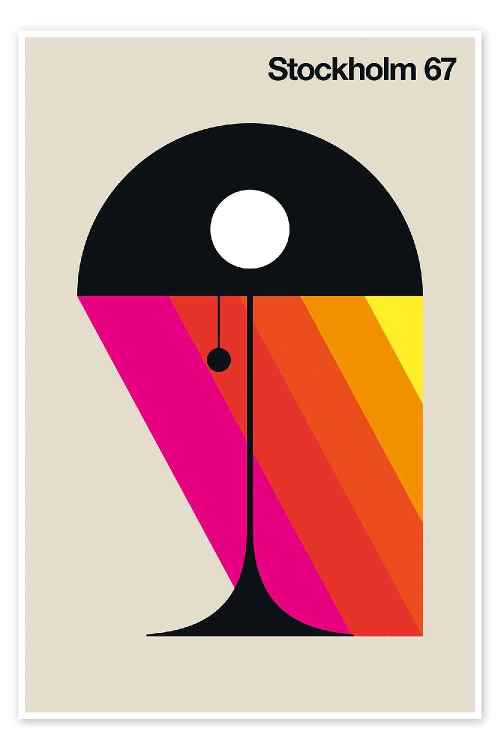 posterlounge Poster Stockholm 67