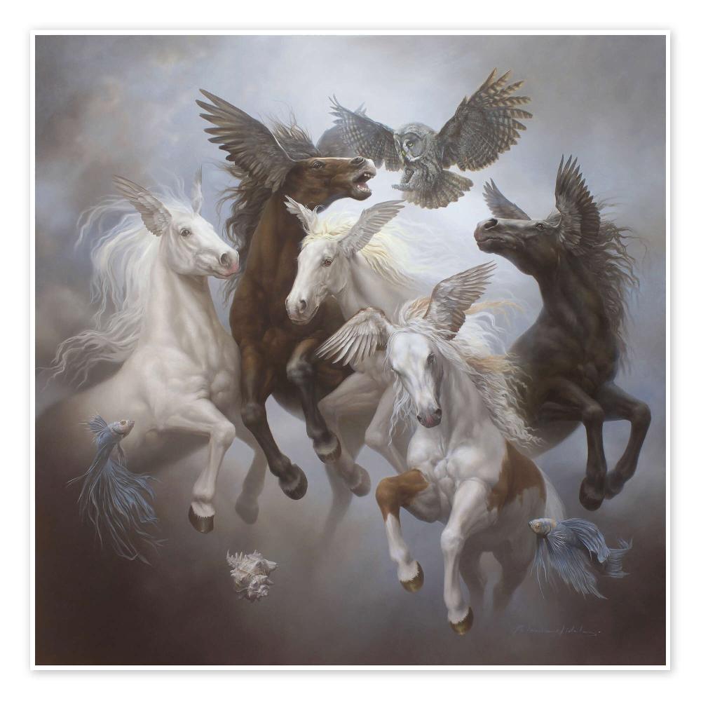 posterlounge Poster Strength And Wisdom