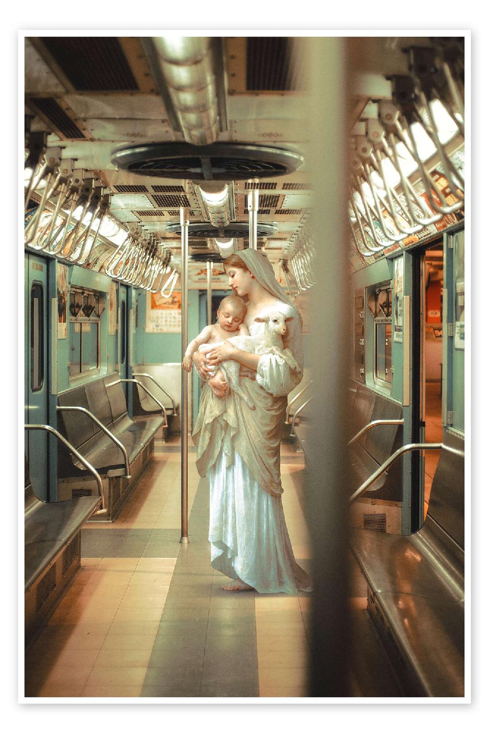 posterlounge Poster Subway Innocence