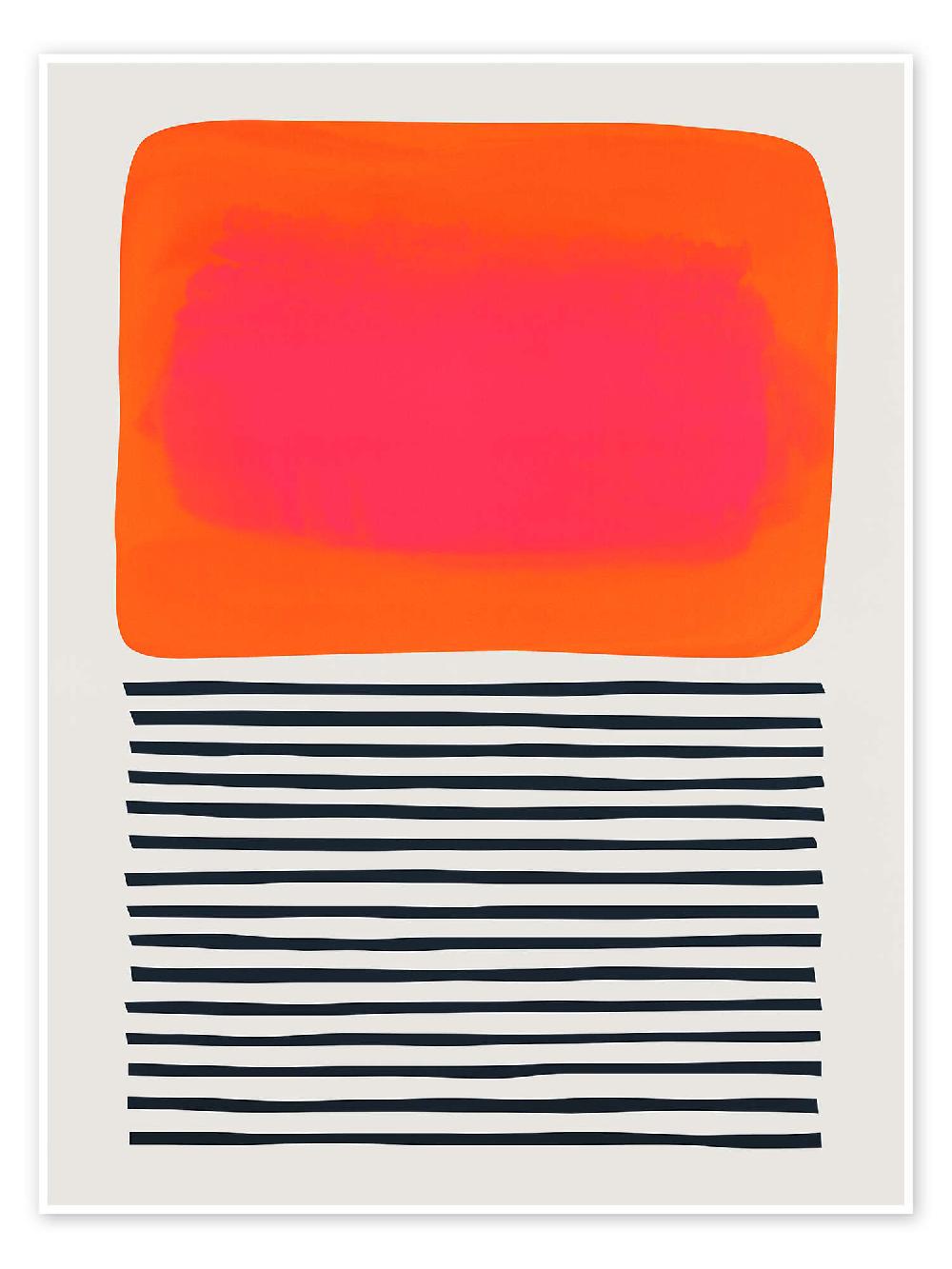 posterlounge Poster Sunset Ripples