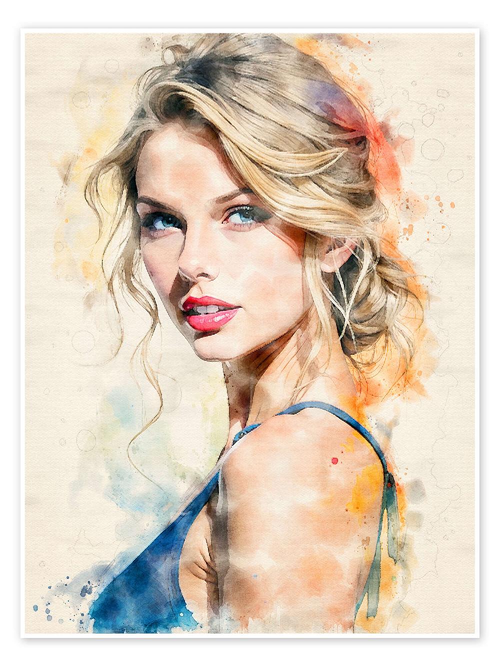 posterlounge Poster Taylor Swift