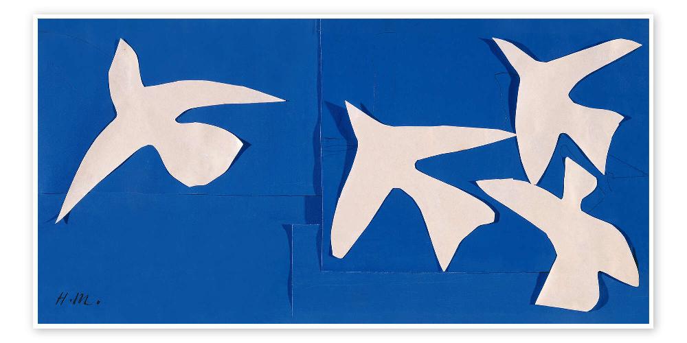 posterlounge Poster The Birds Jazz 1947