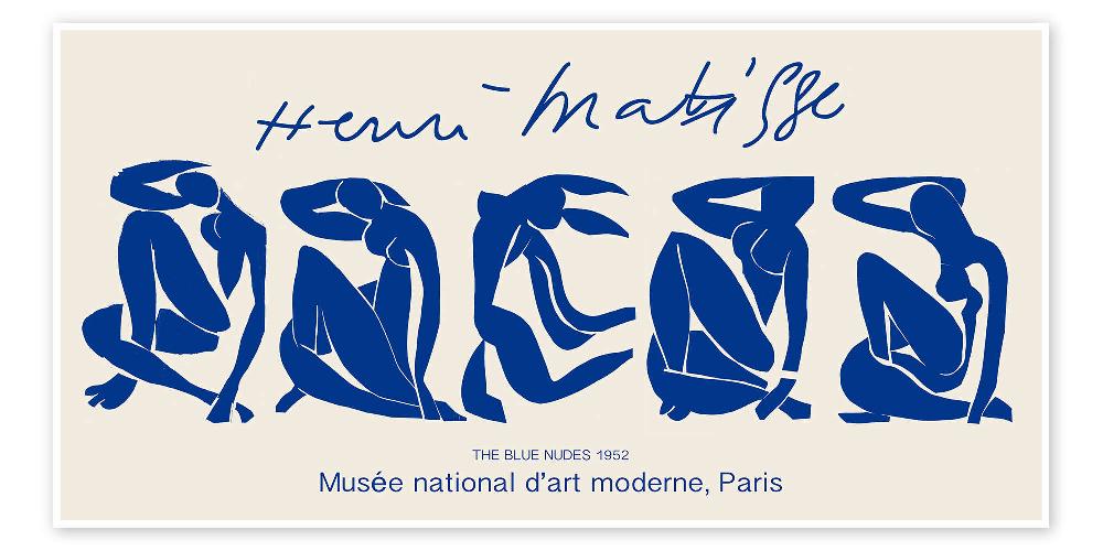 posterlounge Poster The Blue Nudes Paris 1952