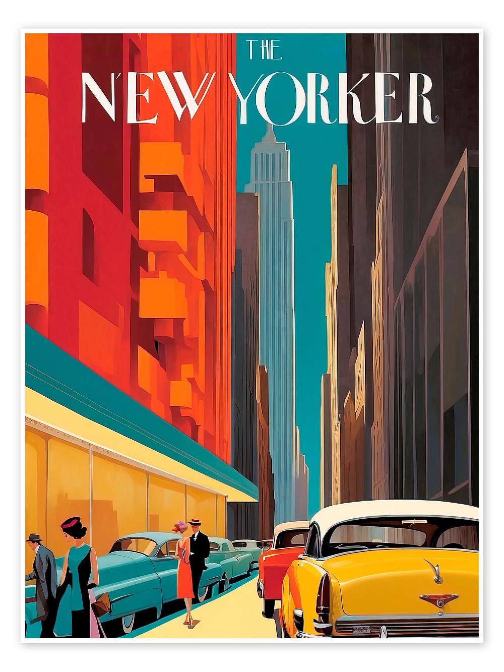 posterlounge Poster The New Yorker I