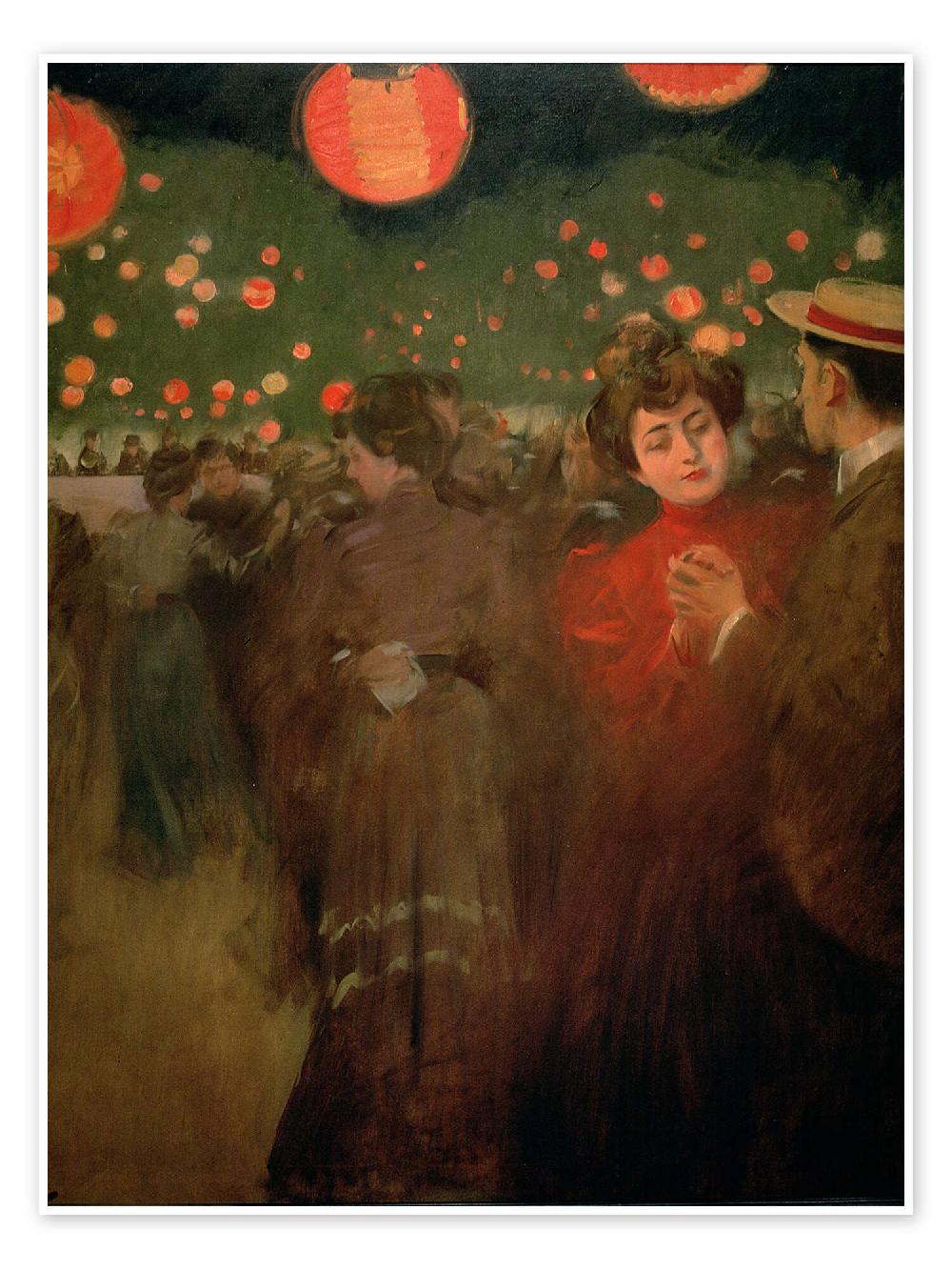 posterlounge Poster The Open-Air Party 1902