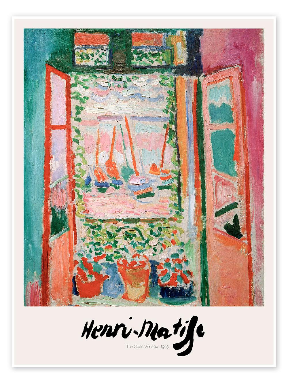 posterlounge Poster The Open Window 1905