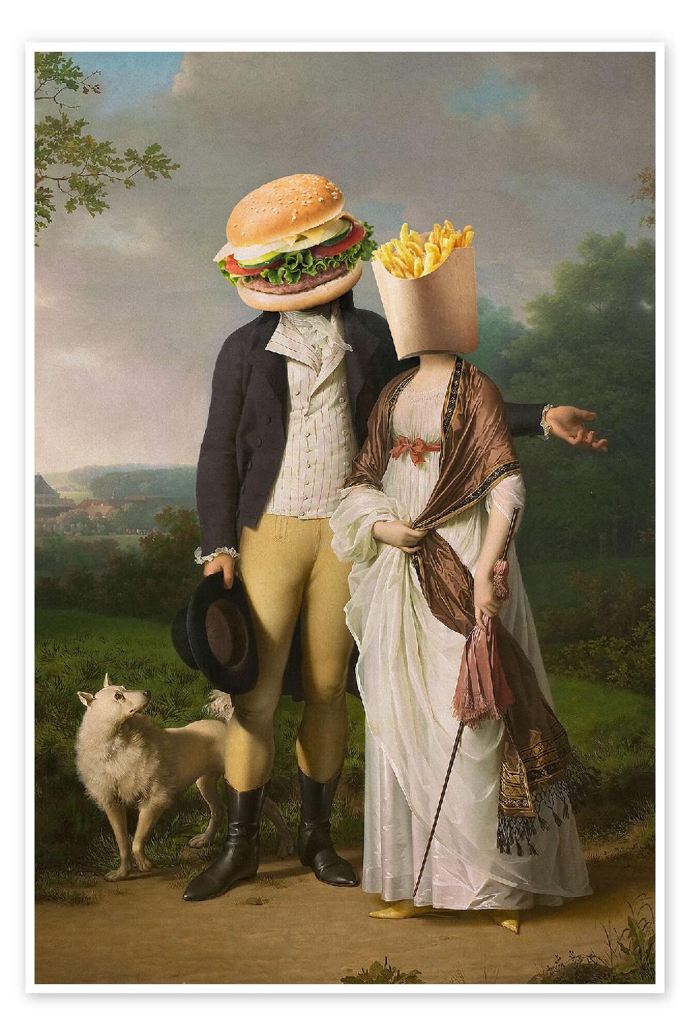 posterlounge Poster The perfect match