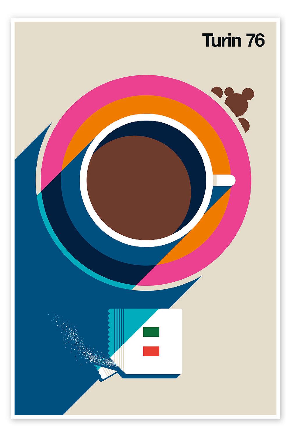 posterlounge Poster Turin 76