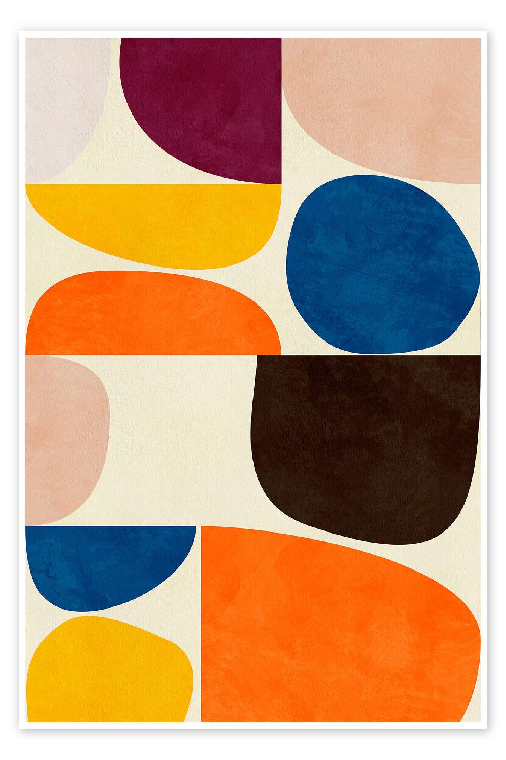 posterlounge Poster Vivid Bauhaus I