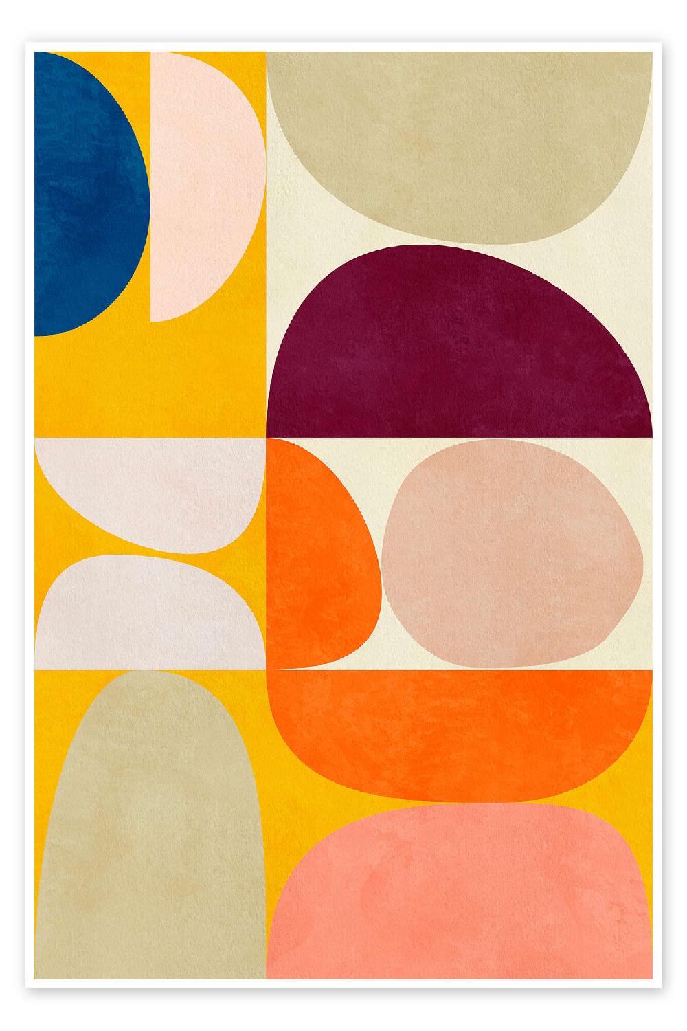 posterlounge Poster Vivid Bauhaus II