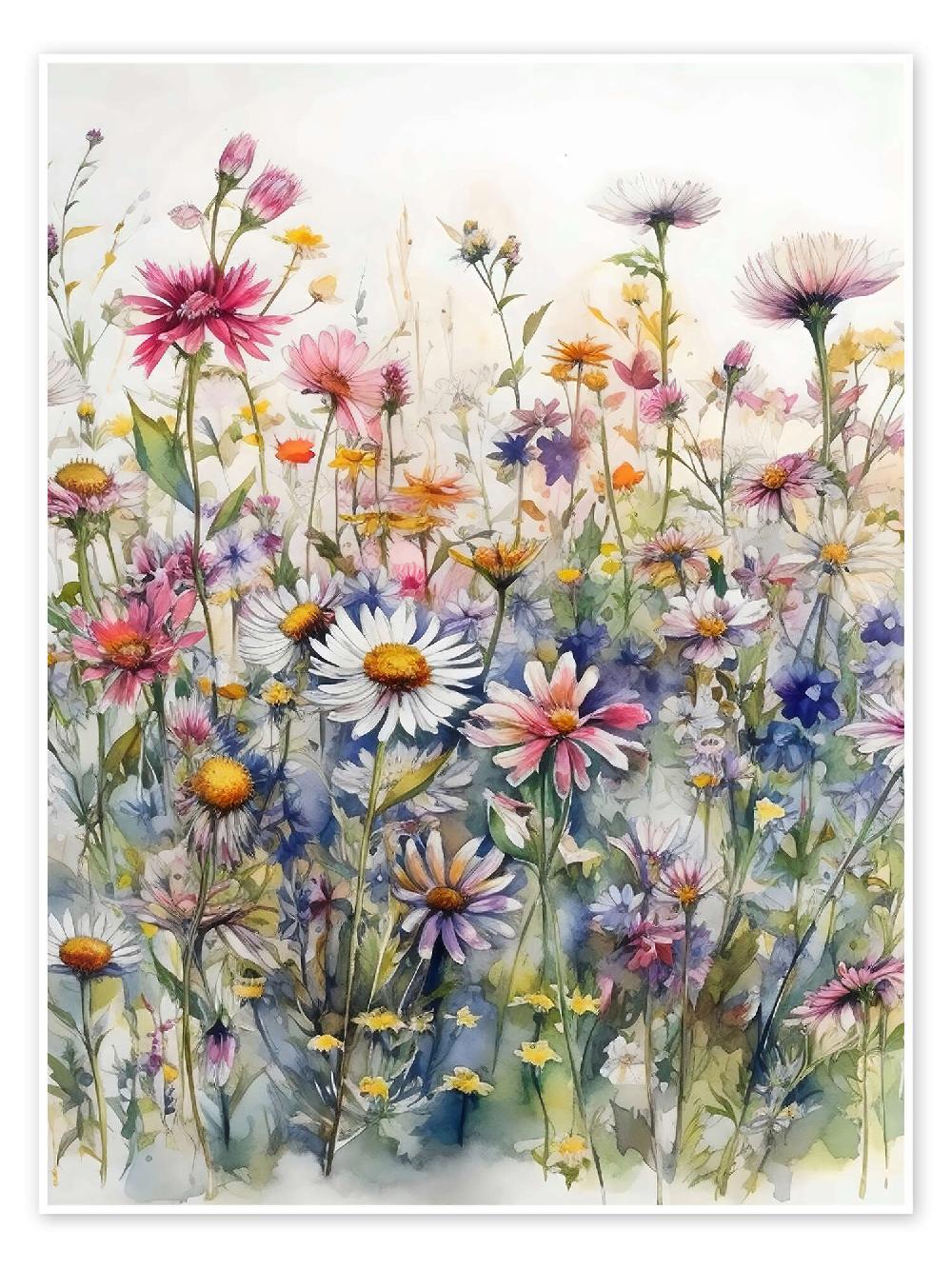 posterlounge Poster Wildflowers I