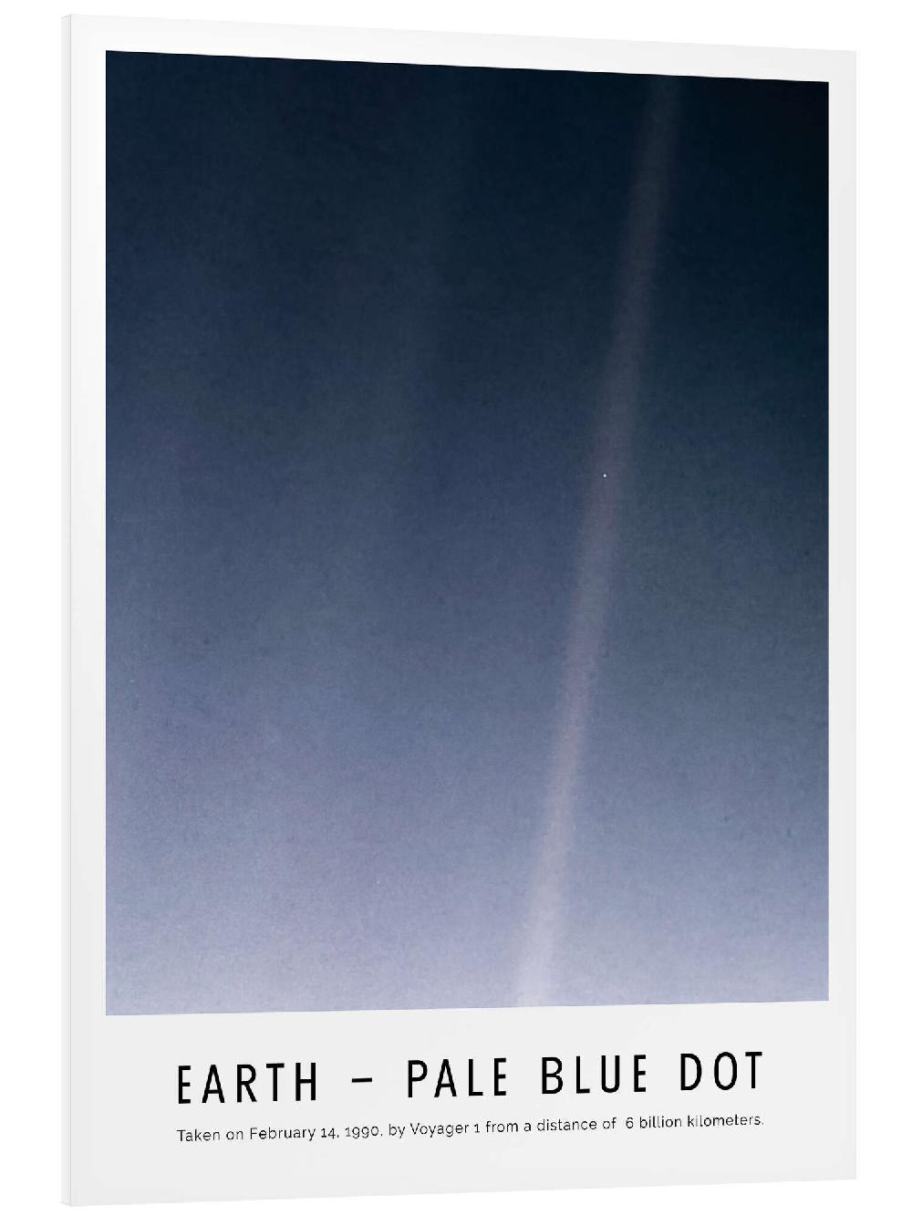 posterlounge PVC print Earth - Pale Blue Dot