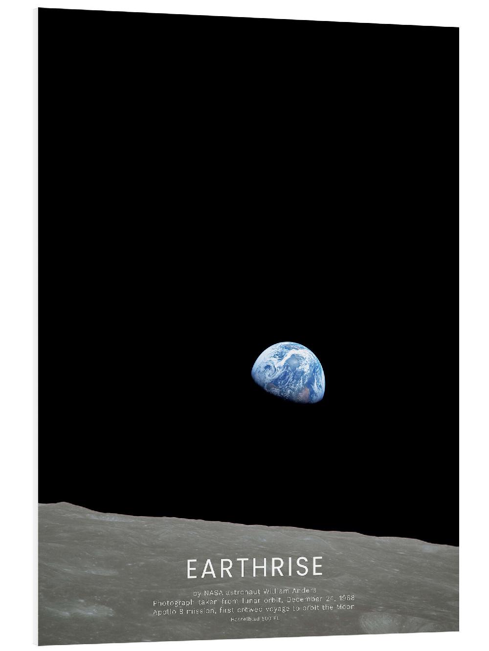 posterlounge PVC print Earthrise - Apollo 8
