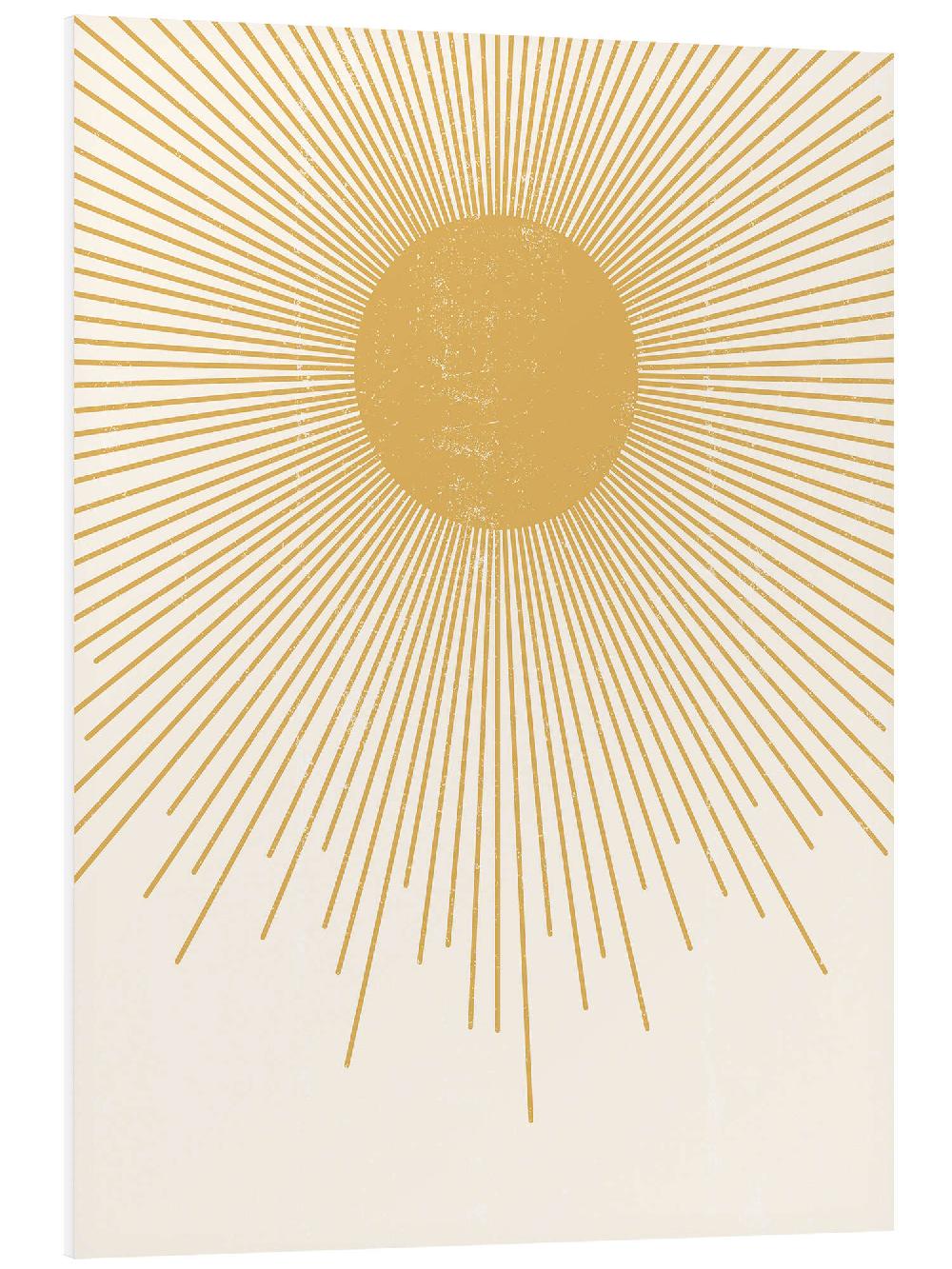posterlounge PVC print Minimalist sun